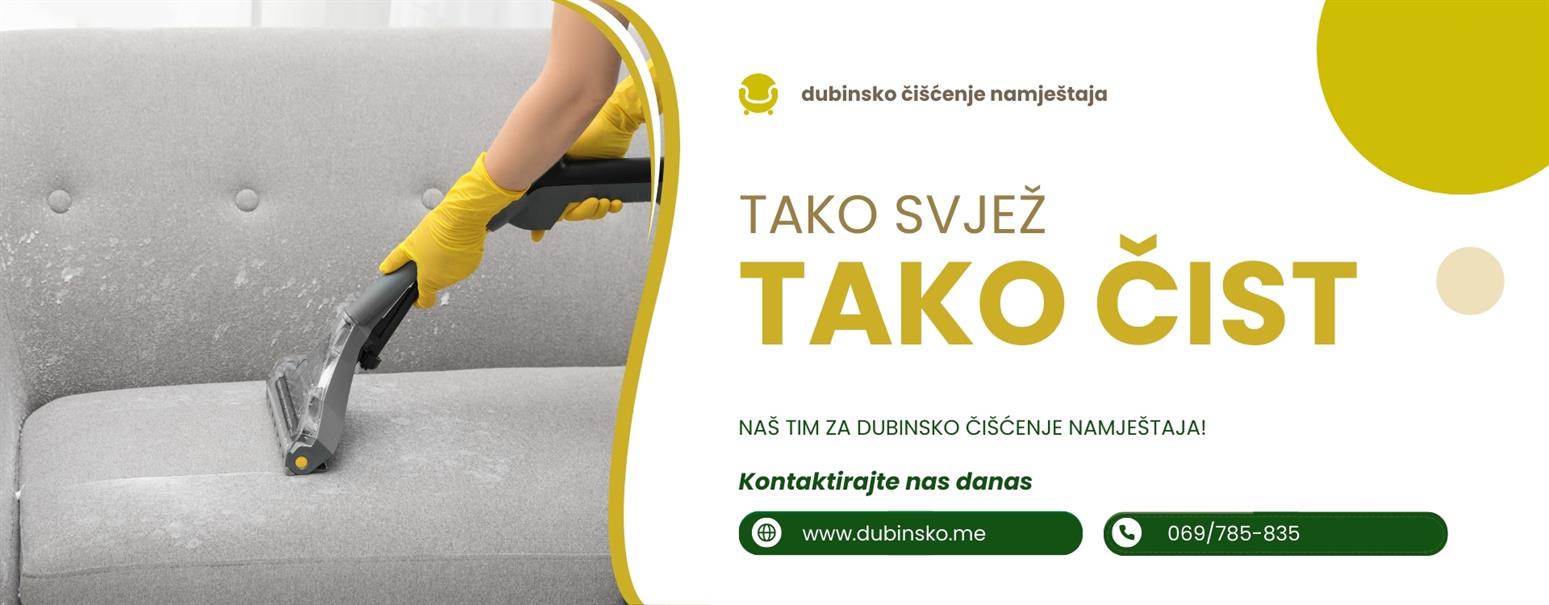 DUBINSKO PRANJE ČIŠĆENJE NAMJEŠTAJA PODGORICA CRNA GORA