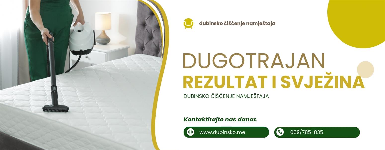 DUBINSKO PRANJE ČIŠĆENJE MEBLA PODGORICA CRNA GORA